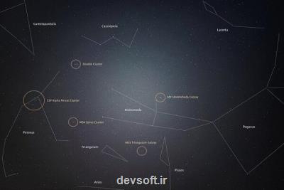 عكاسی از كهكشان اندرومدا با تلفن همراه